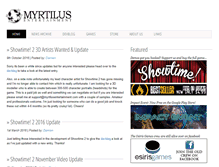 Tablet Screenshot of myrtilusentertainment.com